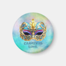 Exquisite venezianische Maske auf einem farbigen H