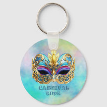 Exquisite venezianische Maske auf einem farbigen H