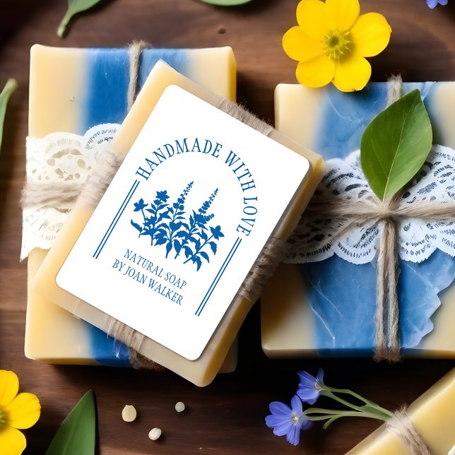 Exquisite Wildblumen Anleitung für handgefertigte  Gummistempel (Exquisite Stylish Wildflowers Arch Handmade with Love Quote Quote Rubber Stamp.)