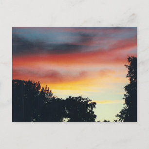 Exquisites Sonnenset - Postkarte