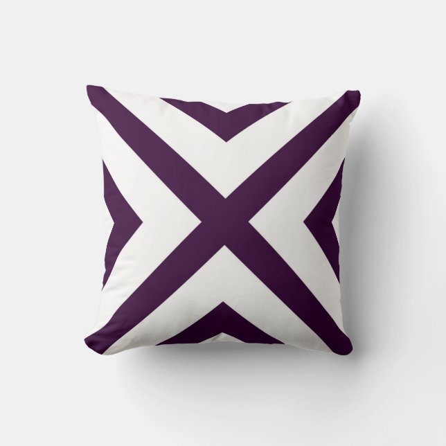 Ex's Throw Kissen (Vorderseite)