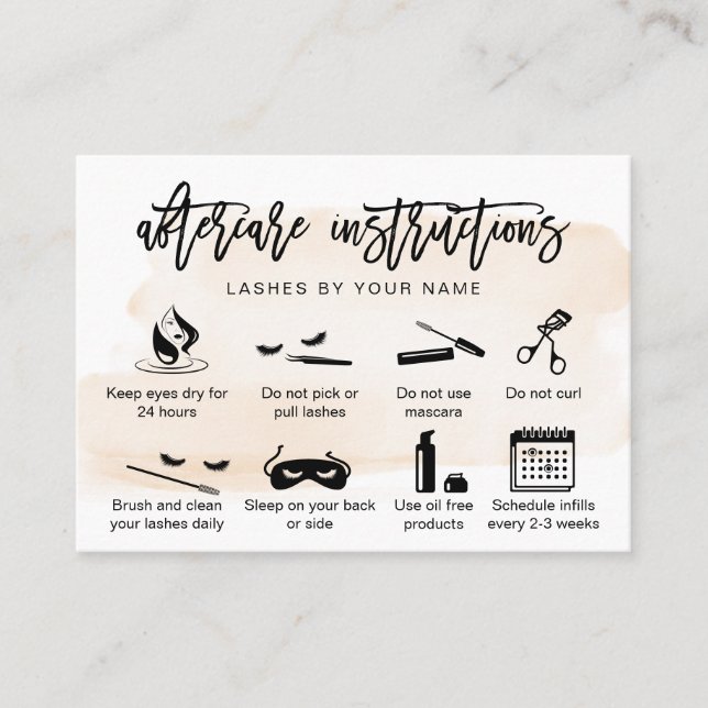 Extension de la carte d'arrière-soin rose-pâle mod (Devant)