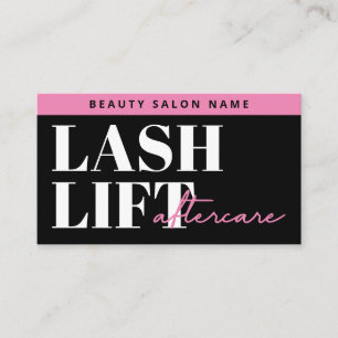 Extensions Eyelash moderne Lash Lift Carte de post