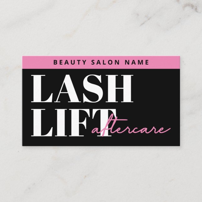 Extensions Eyelash moderne Lash Lift Carte de post (Devant)