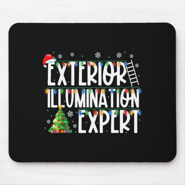Exterior Illumination Expert Christmas Light Xmas  Mousepad (Vorne)