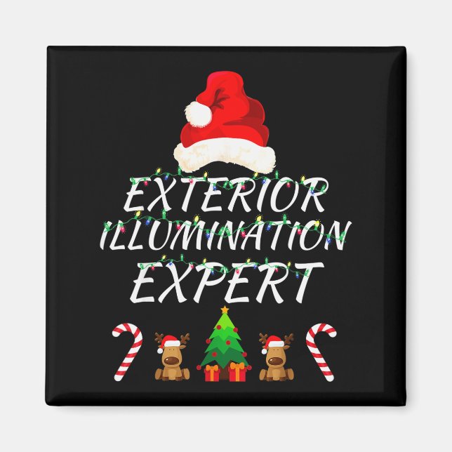Exterior Illumination Expert Christmas Lights Deco Magnet (Vorne)