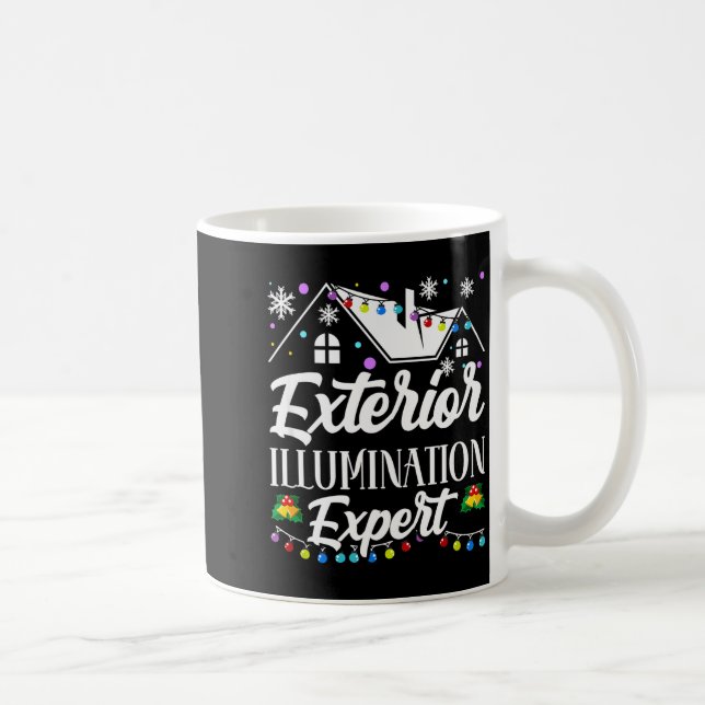 Exterior Illumination Expert Funny Christmas Decor Kaffeetasse (Rechts)
