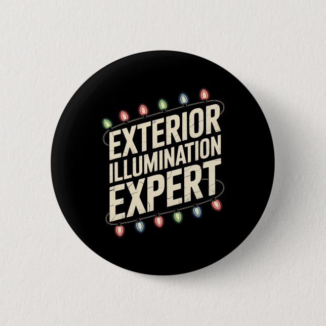Exterior Illumination Experte Weihnachtssaison Hum Button (Vorderseite)