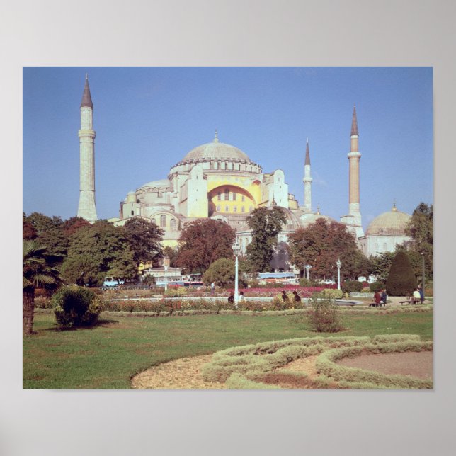 Exterior view, built 532-37 AD Poster (Vorne)