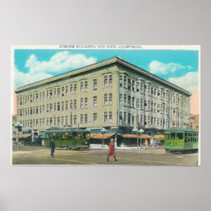 Exterior View of the Porter Building Poster