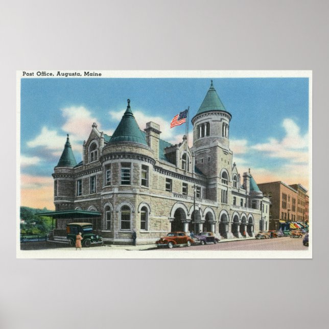 Exterior View of the Post Office 4 Poster (Vorne)
