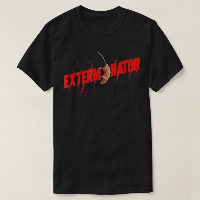 Exterminator Gift Pest Controller Mäuse oder Bed B T-Shirt (Design vorne)