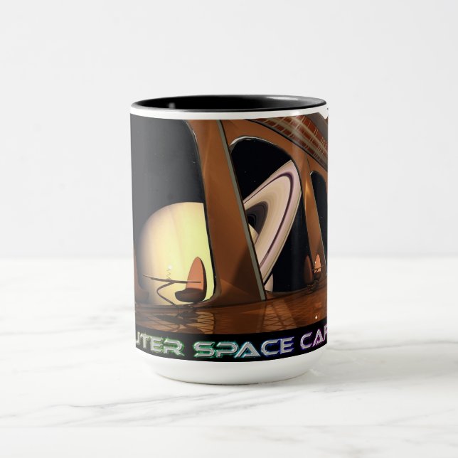 ExternalSpaceCafe Table avec une vue Mug (Centre)