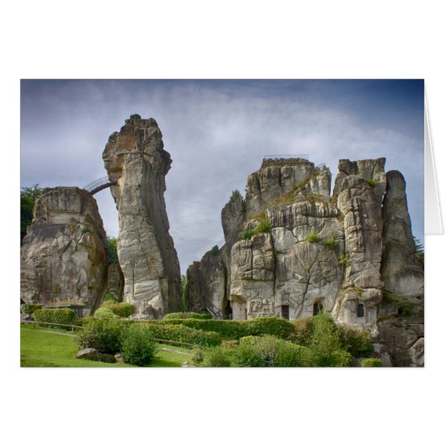 Externsteine Teutoburg Forest Deutschland (Vorderseite (Horizontal))