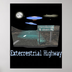 Exterrestrische Autobahn Poster