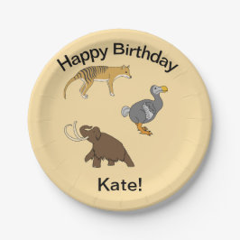 Extinct Animals Pappteller