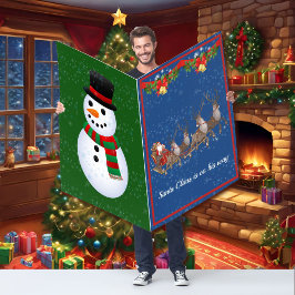 Extra Big Weihnachtskarte Weihnachten an Kind von 