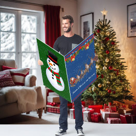 Extra Big Weihnachtskarte Weihnachten an Kind von 