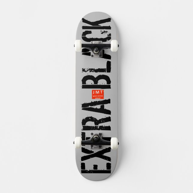 EXTRA BLACK Skateboard (Vorderseite)