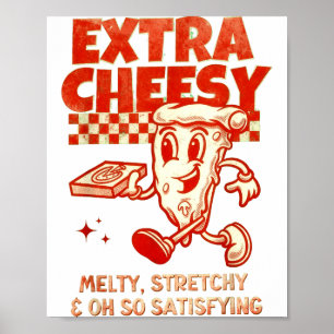 Extra Cheesy Verrückt Lustig Retro Lustig Erwachse Poster