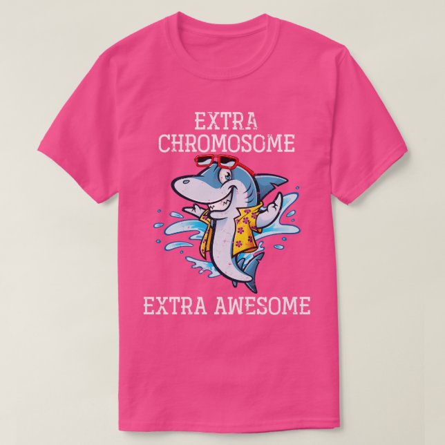Extra-Chromosom Extra-Phantastisch-Down-Syndrom T-Shirt (Design vorne)