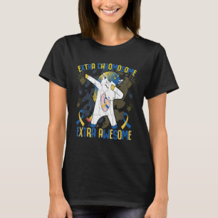 Extra Chromosom Phantastisch Down Syndrome Awarene T-Shirt