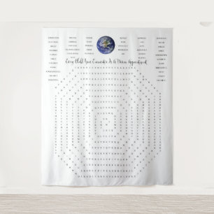 Extra-Große (88" x104") Tapisserien Wandteppich