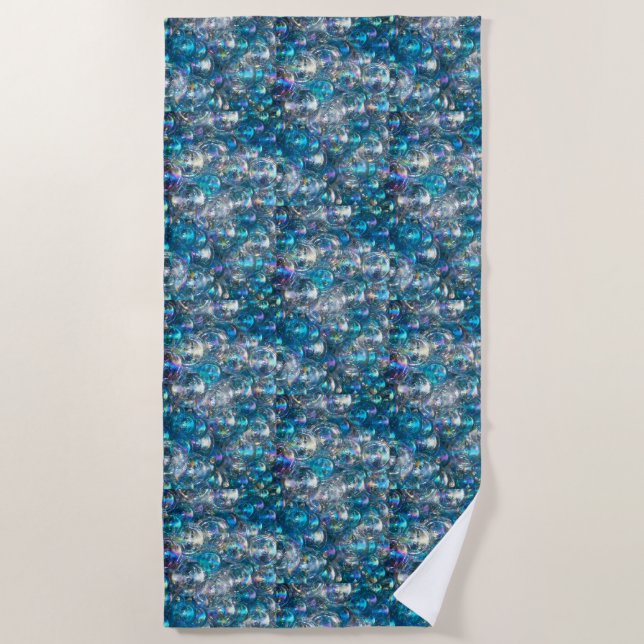 Extra große Badetücher Badezimmer Aqua Blue Strandtuch (Vorderseite)