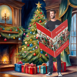 Extra große CHRISTMAS-Karte mit eigenem Text