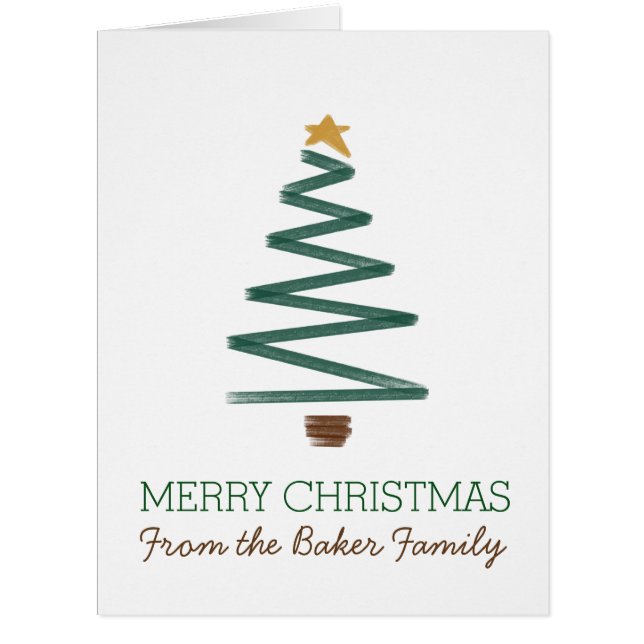 Extra große überdimensionierte frohe Weihnachtsgrö (Vorderseite)