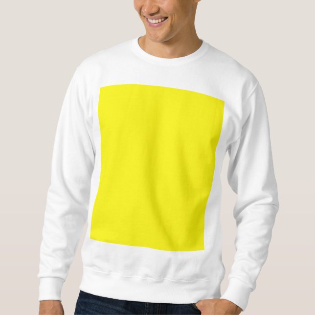 Extra-hell Gelb Sweatshirt (Vorderseite)