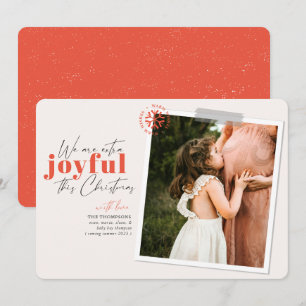 Extra Joyful Coral Pregnancy Ankündigung Foto