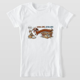 Extra langer extra süßer Dachshund T-Shirt