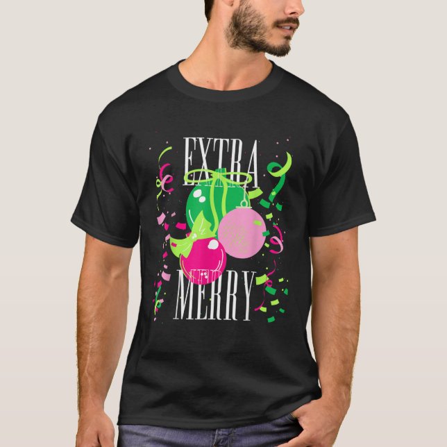 Extra Merry und hell Süd Prep einfach Christus T-Shirt (Vorderseite)