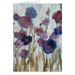 Extrahiertes Blumen in Lila