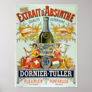 Extrait d'Absinthe Poster