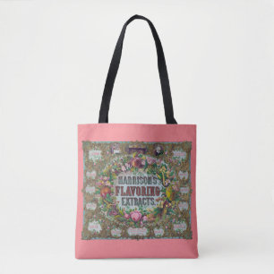 Extrakte aus viktorianischem Blumenobst Tasche