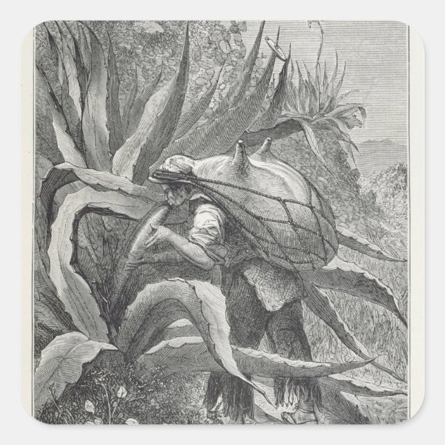 Extraktionsstoff Quadratischer Aufkleber (Vorderseite)