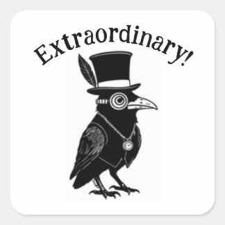 Extraordinaire ! Autocollant carré