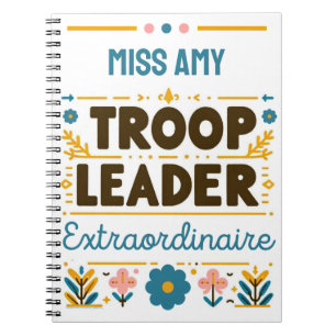 Extraordinaire Journal der Pfadfindertruppe Notizblock
