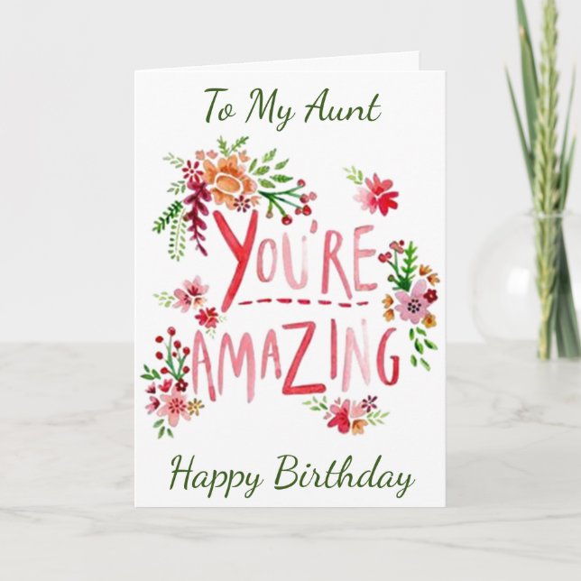 EXTRAORDINAIRE **NIECE** SUR VOTRE CARTE D'ANNIVER (Devant)
