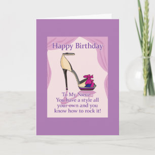 EXTRAORDINAIRE **NIECE** SUR VOTRE CARTE D'ANNIVER