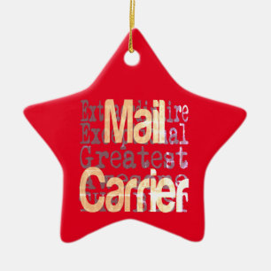 Extraordinär für den Versandträger Keramik Ornament