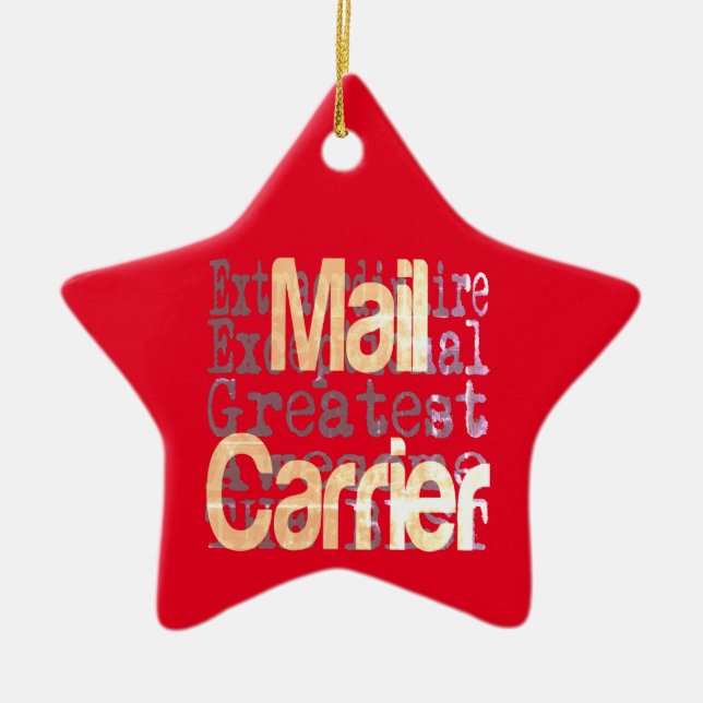 Extraordinär für den Versandträger Keramik Ornament (Vorne)