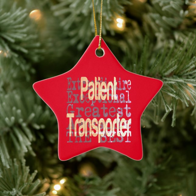 Extraordinär für Patiententransporter Keramik Ornament (Baum)