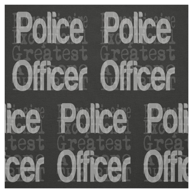 Extraordinator der Polizei Stoff (Muster)