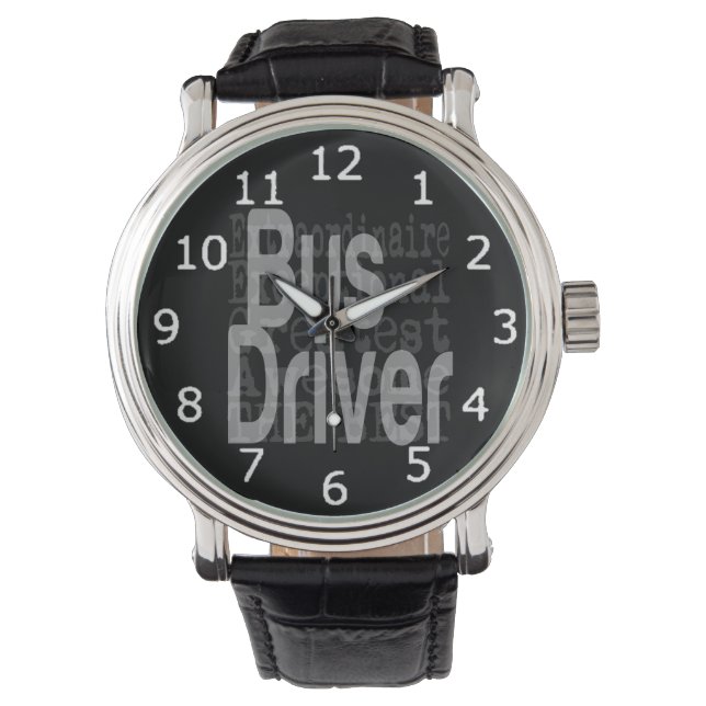 Extraordinator des Busfahrers Armbanduhr (Vorderseite)