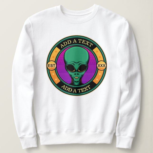 Extraterrestrial UFO Sweatshirt (Design vorne)