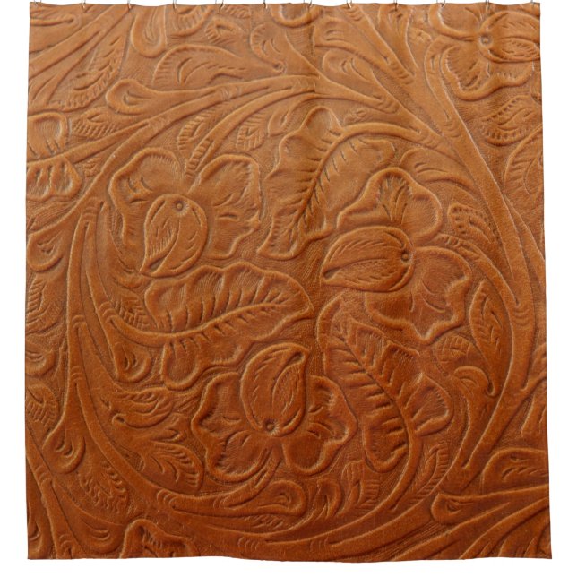 Extravagant bräunlicher, heller Hintergrund aus Duschvorhang (Vorderseite)