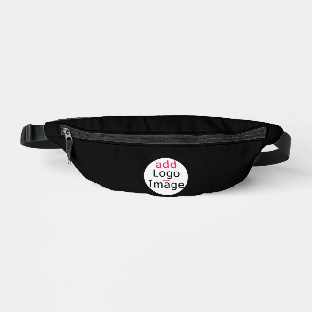 Extravagant Business Minimal Schwarz individuell a Bauchtasche (Vorderseite)
